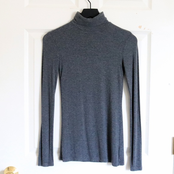 Mossimo Supply Co. Sweaters - Size XS Mossimo Gray Ribbed Turtleneck